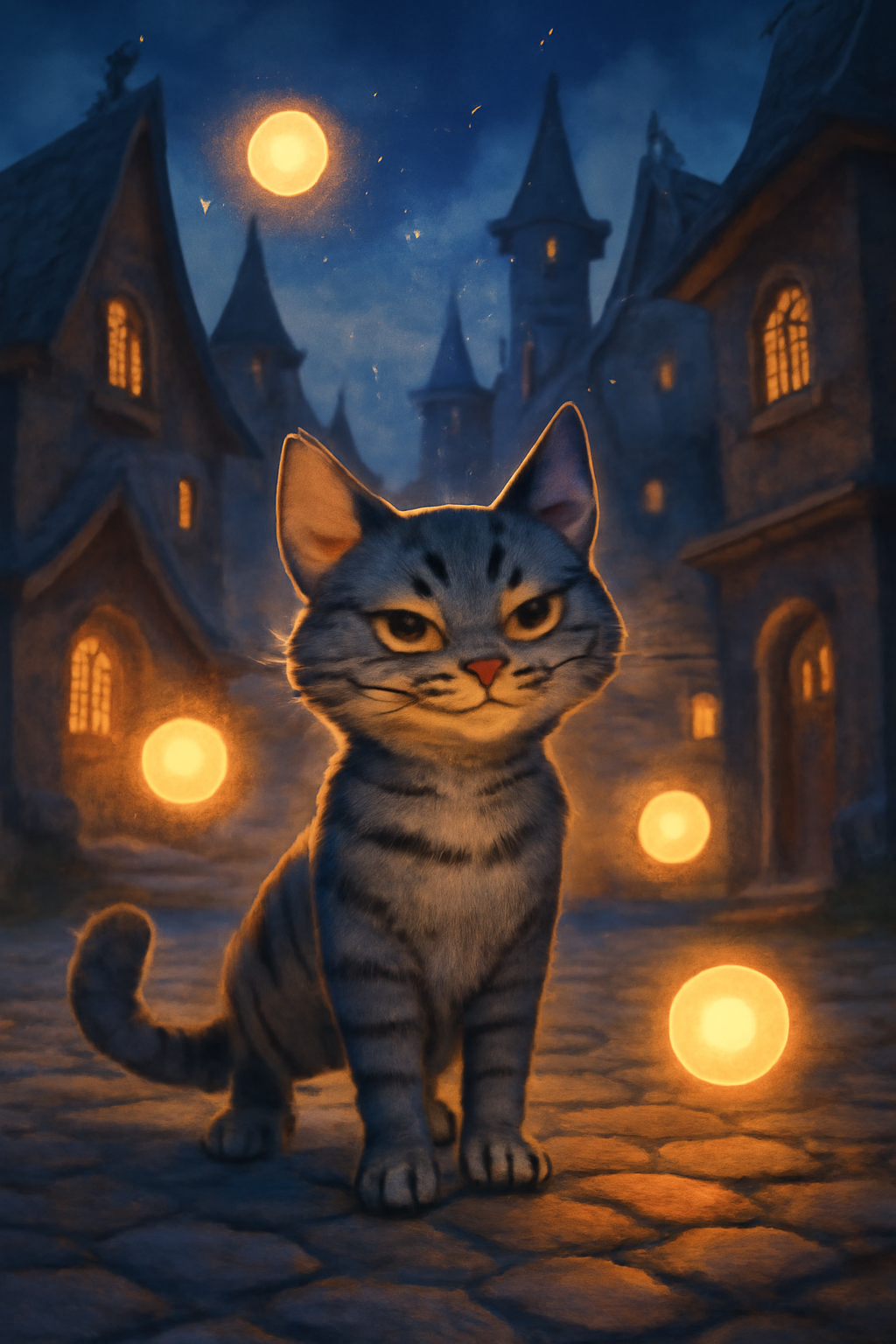 Whiskers and Magic: Tales of a Feline Town