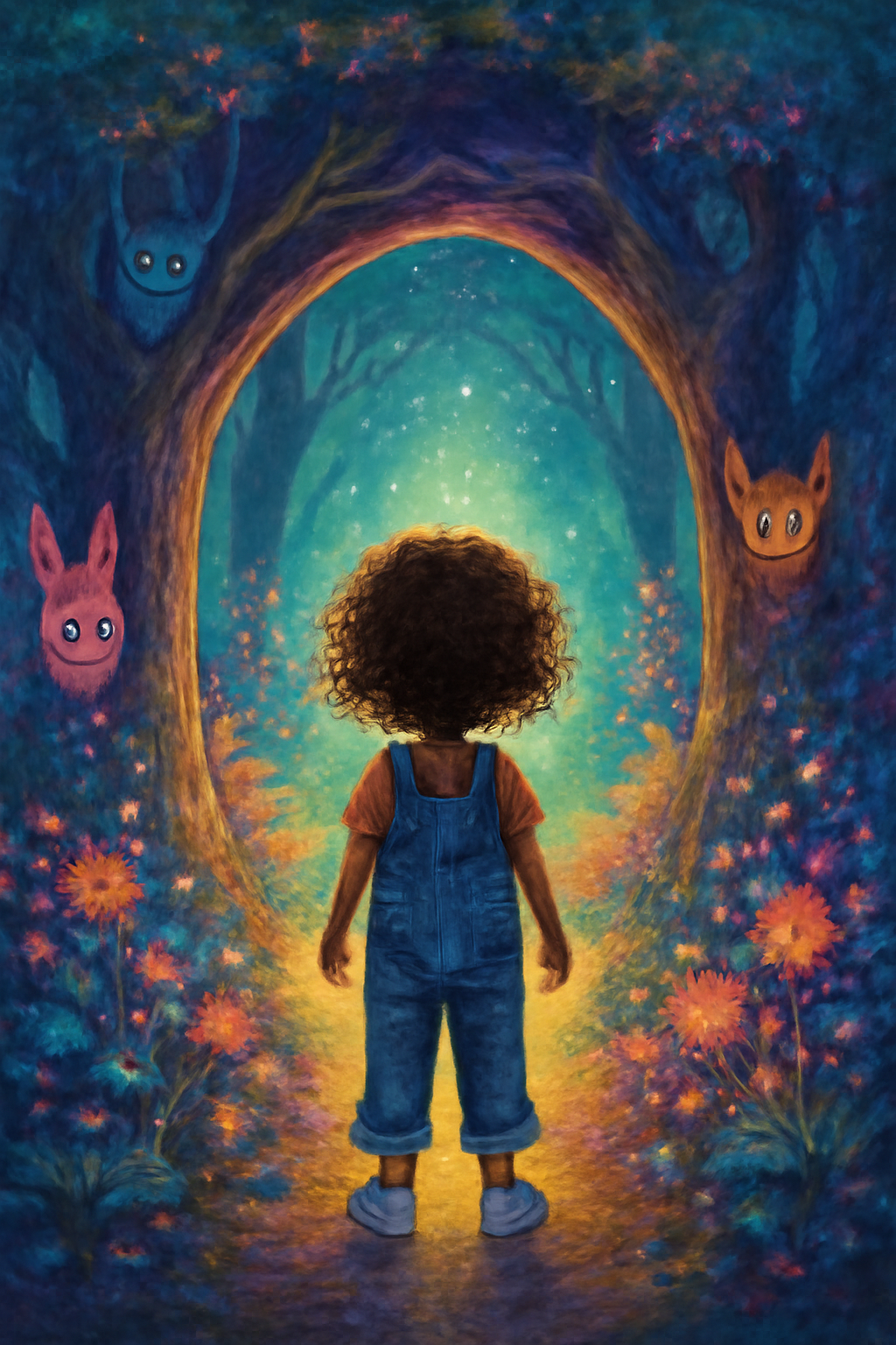 Elena's Curious Day in the Enchanted Grove