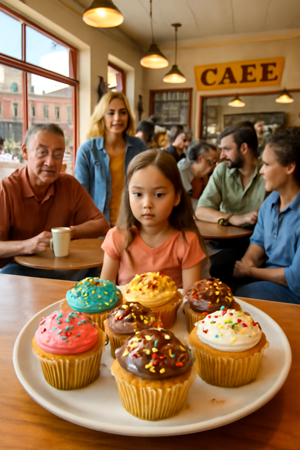 The Cupcake Caper at” The Cake Crumbs Café”