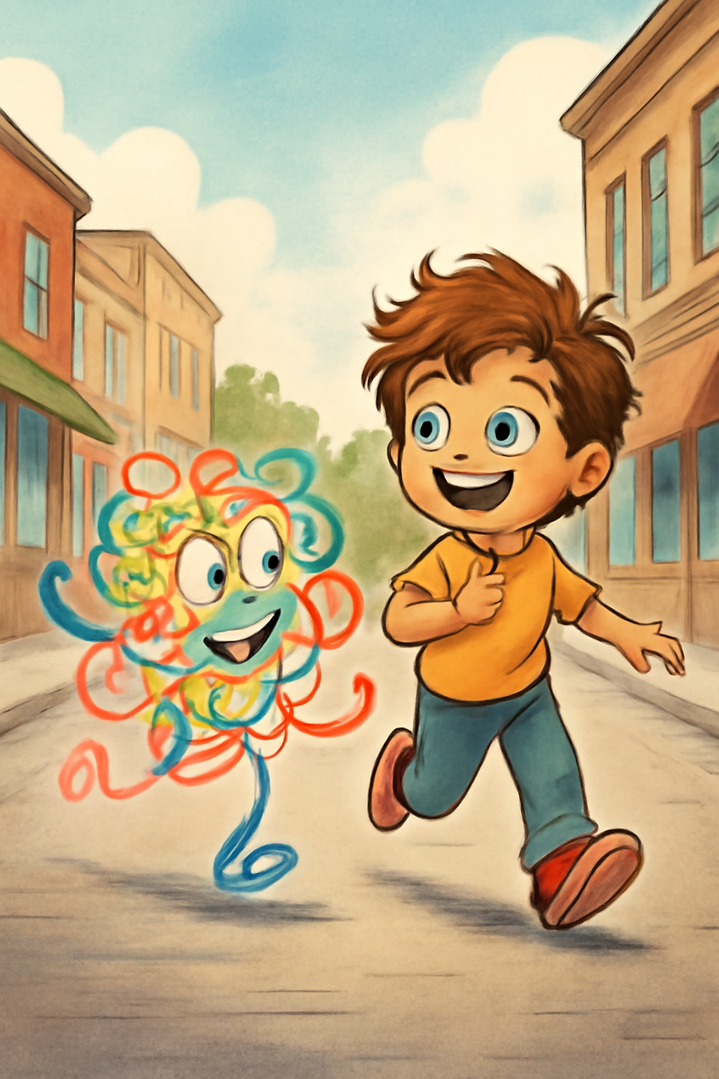 Marcus and the Friendly Squiggle