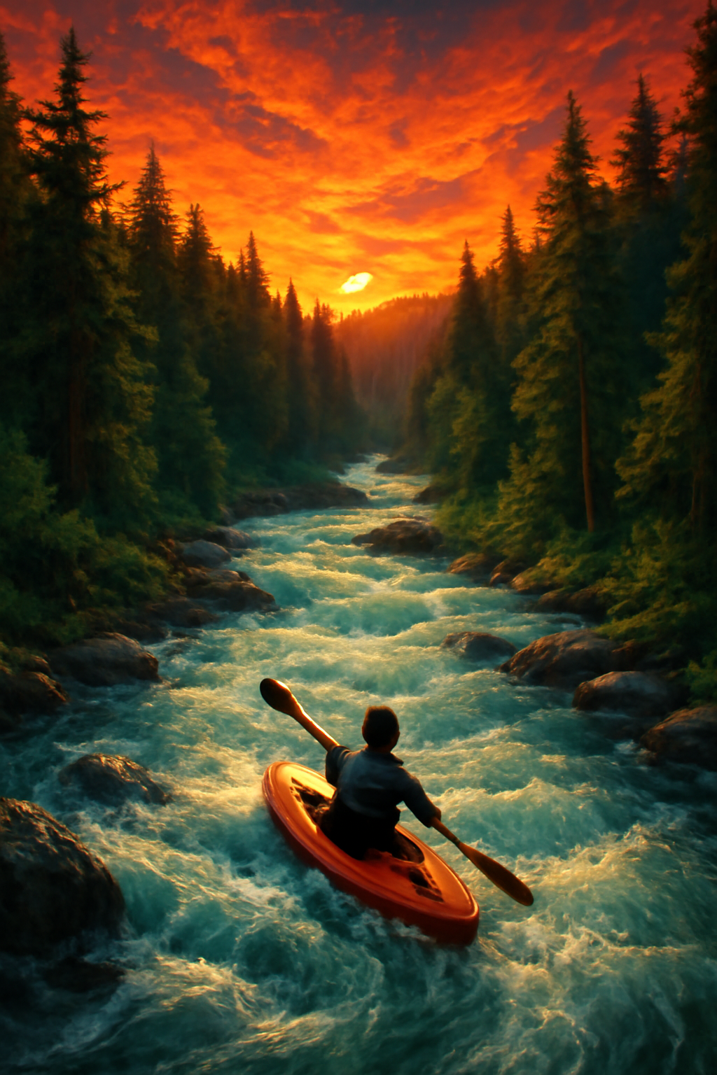 The Unruffled Kayaker